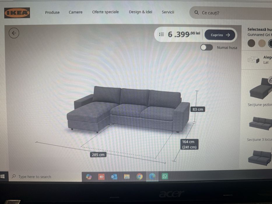Canapea Ikea Vimle