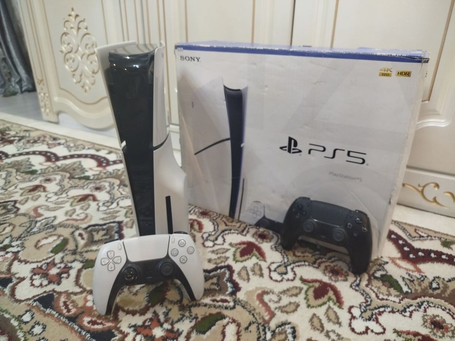 Playstation 5 slim дисковод 1tb 2 джостик топ игры состояние отличное