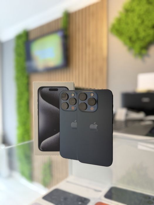 **ATS GSM**iPhone 15 Pro 128Gb Blue/Baterie89%/Fact+Gar 12 luni