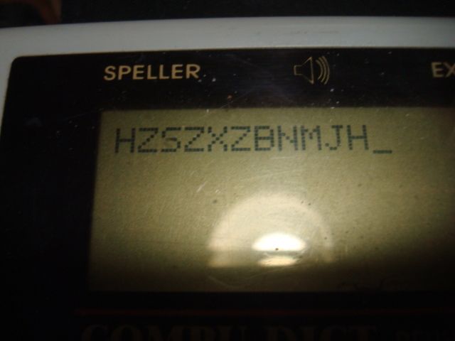 Колекционерски електронен преводач Compu-dict Rom-tech антика, речник