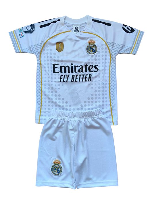 Детски футболен екип Реал Мадрид Винисиус / тениска Vini Jr / комплект Real Madrid