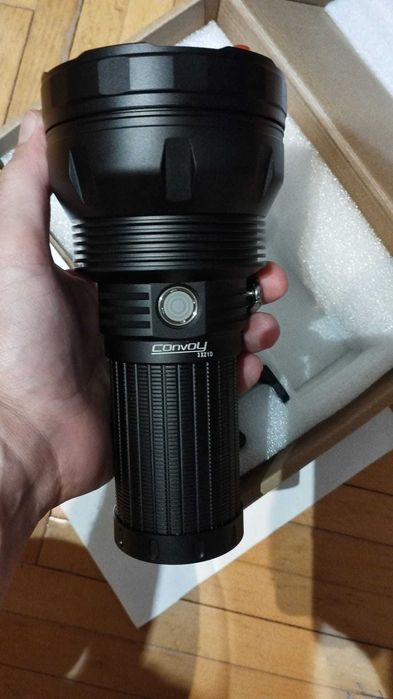 Convoy 3X21D cu led  SBT90.2, 7000LM - 1800m/ 3 acumulatori