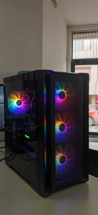 Продавам Гейм РС Ryzen 5 3600X/16Gb/512Gb SSD+1TB HDD/1660 Super/Гарац