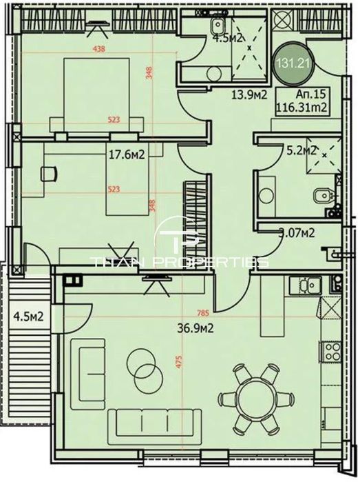 Тристаен за продажба в кв.Драгалевци
