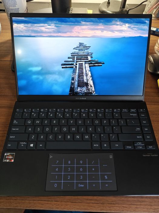 Laptop ASUS ZenBook 14 UM425QA, Ryzen 7 5800H, 16GB RAM, 1TB SSD