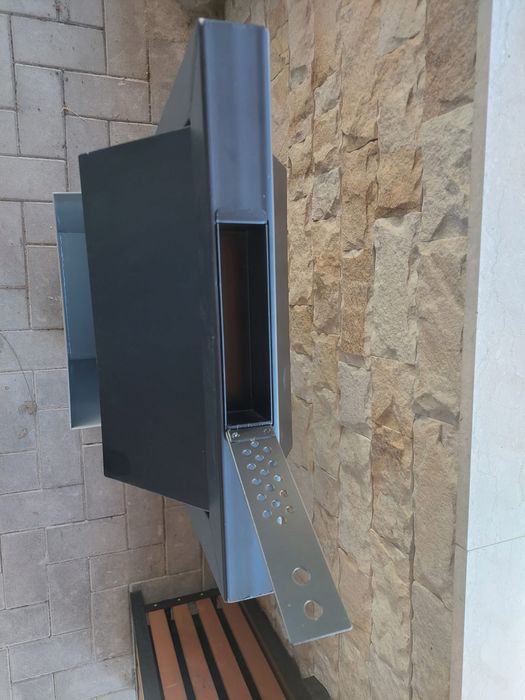 Парков кош с вътрешен съд, за пепелник.