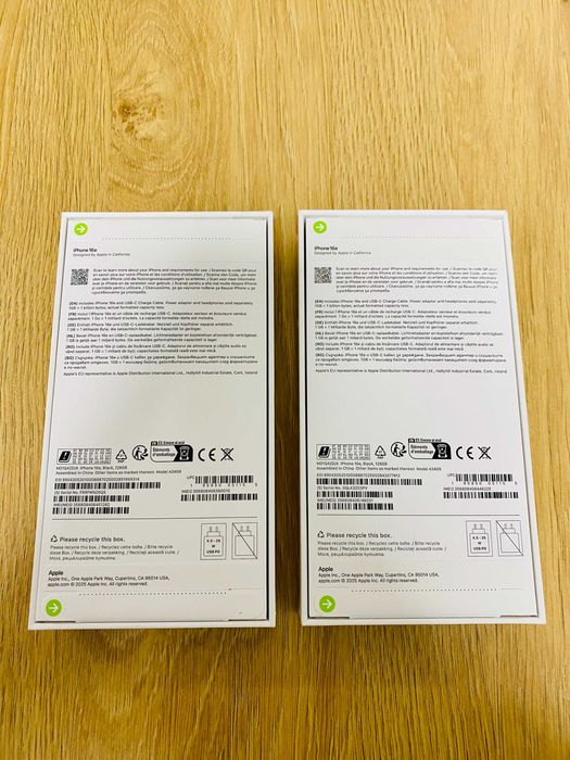 ЧИСТО НОВ !!! НЕРАЗПЕЧАТАН ! Apple iPhone 16e, 128GB, 5G, Black