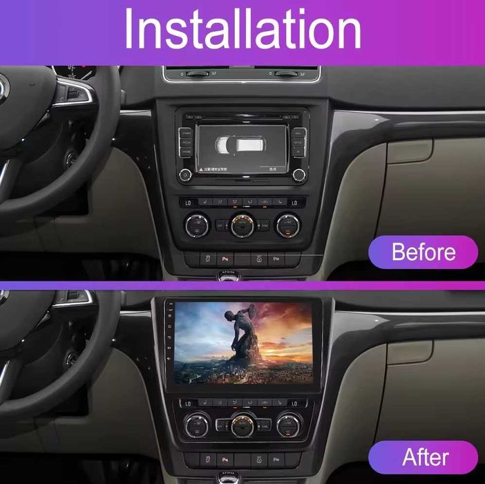 Мултимедия за Skoda Yeti Двоен дин навигация Android 2 DIN Skoda Yeti