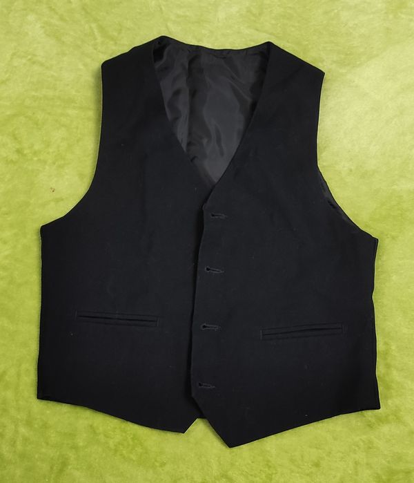 Школьные брюки синие с жилеткой