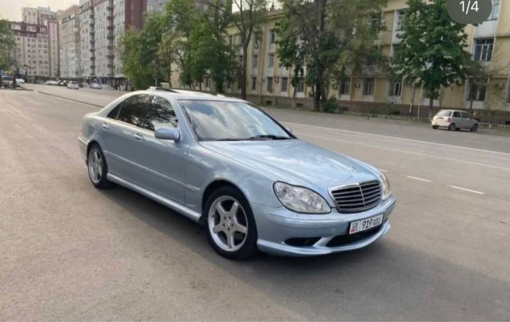 Бампер мерседес 220 S-class
