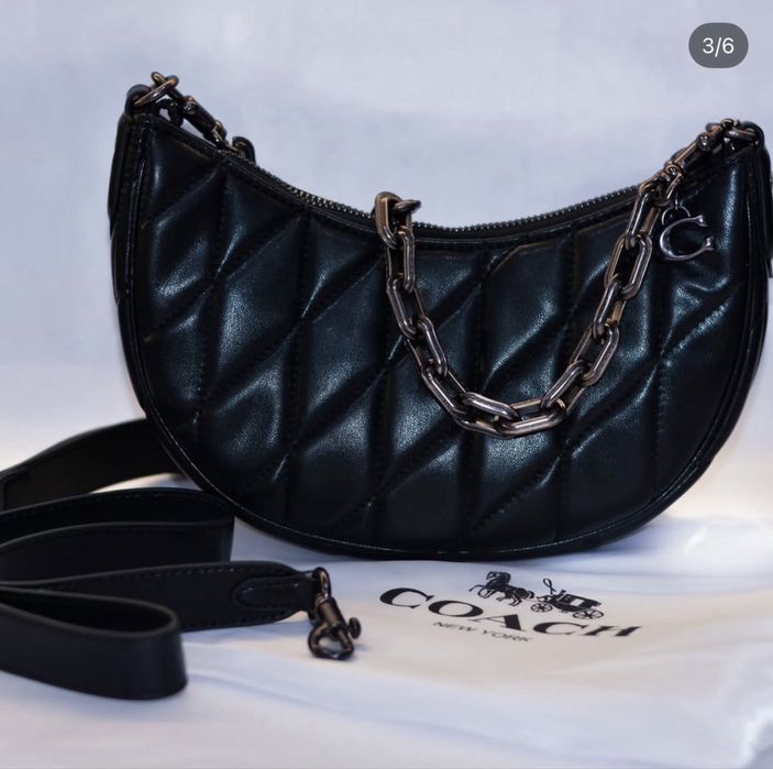 Черна чанта Coach