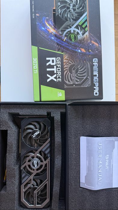 Palit GeForce RTX 3070 Ti GamingPro 8GB , перфектно състояние