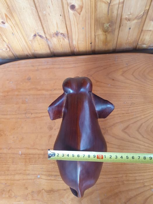 Vand Elefant din Lemn Sculptat
