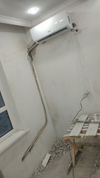 Установка кондиционер кандер кондёр