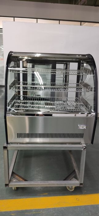 Vitrina de banc Lisa 120 cm / Refrigerare sau Vitrina calda / INOX