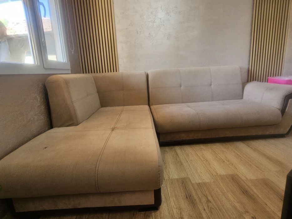 Ъглов диван с ракла