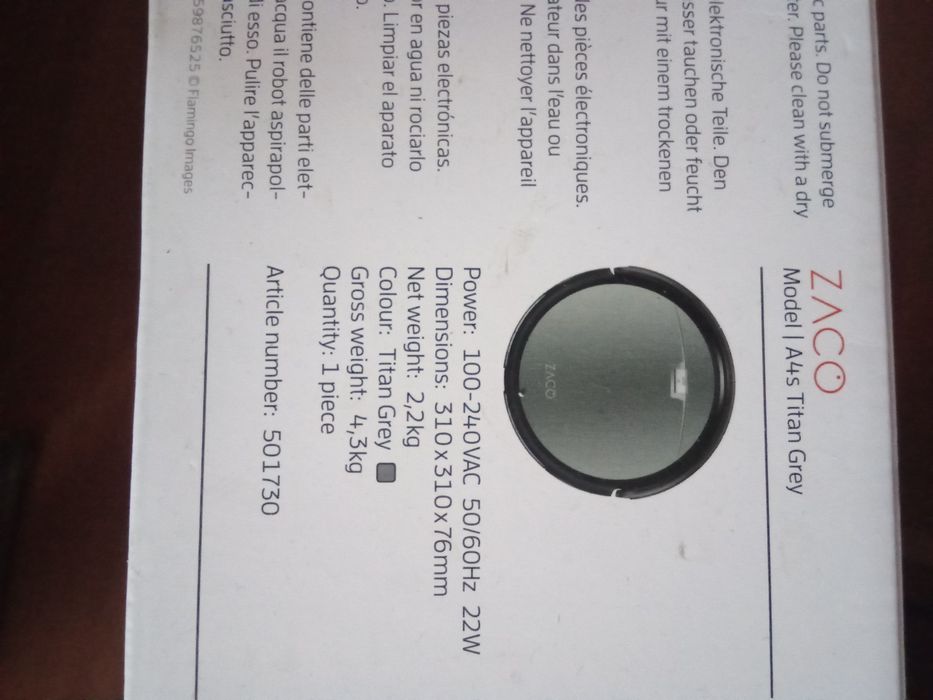 Прахосмукачка робот zaco a4s