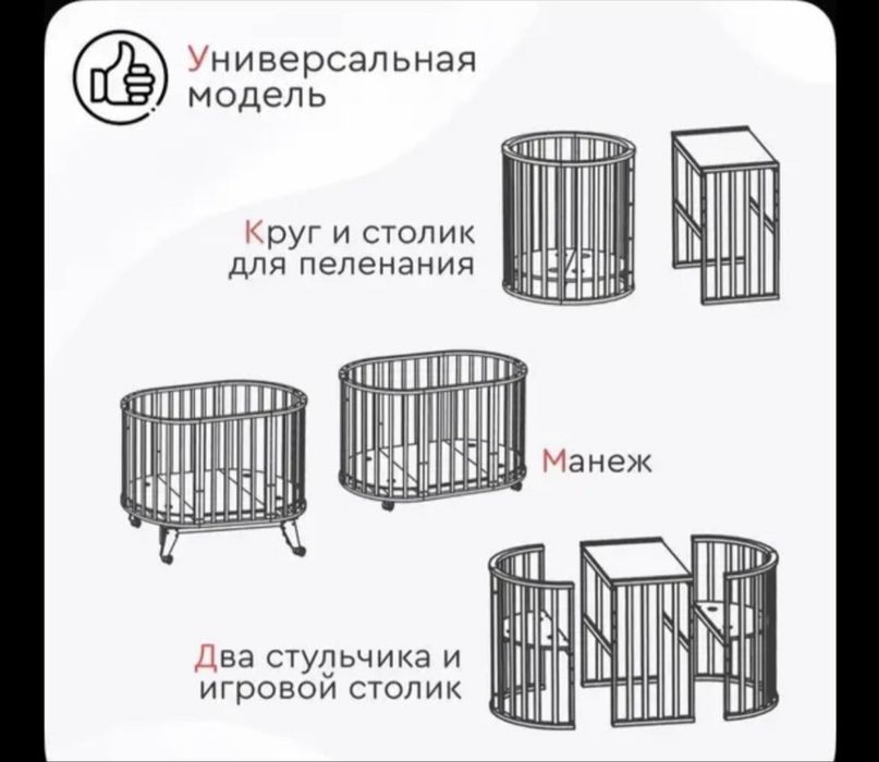 Детская краватка