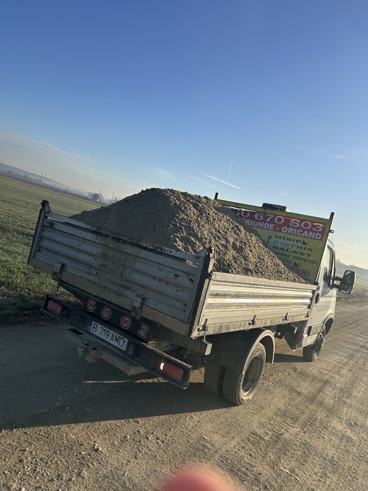 Nisip 4 mc/balast/pietris/piatra drum/otopeni/pipera/mogosoaia/chitila