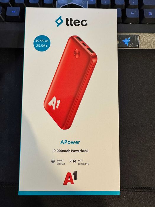 Преносима батерия Ttec 10 000 mAh