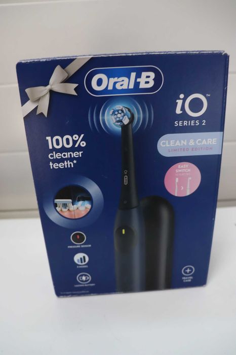 Електрическа четка за зъби Oral-B iO 2 Черна 3 режима на почистване Меко и тихо четкане