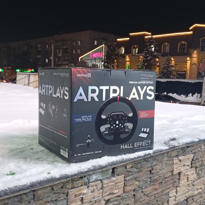 Игровой руль Artplays V1600 Pro Plus .
Без лагов