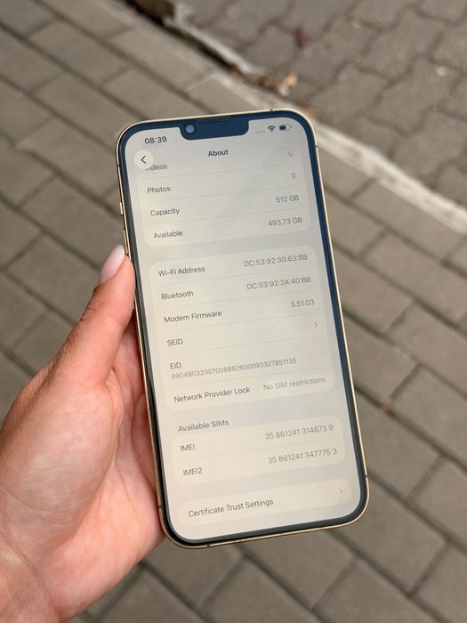 iPhone 13 Pro Max 512GB 100% Sanatate Baterie