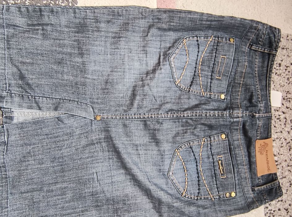 Дънкова пола и потник Kensol Л размер