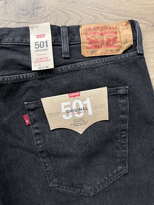 Blugi LEVIS 501 Negru | Marime 46 x 34 (Talie 120 cm)