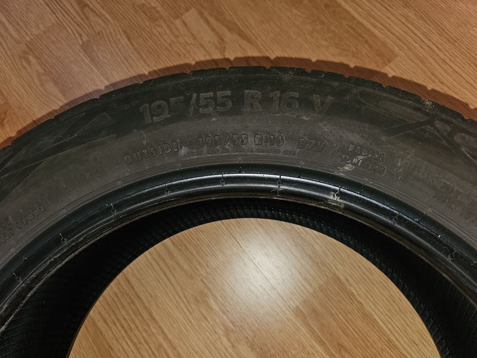 Anvelope de vara Continental EcoContact6 de dimensiune 195/55 R16 87V,  DOT 4124