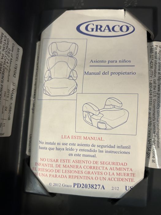 Авто кресло Graco 4-12 лет