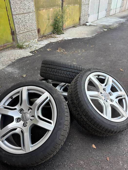 Зимни гуми с джанти Audi/18*5x112 оригинални