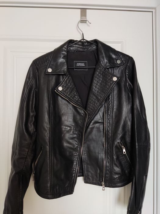Куртка кожаная женская