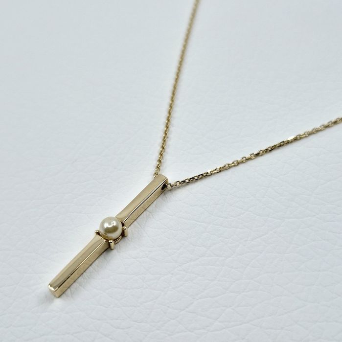 Lant cu pandantiv din aur de 14k, 1.94g | GlobalCash.ro #GO114258