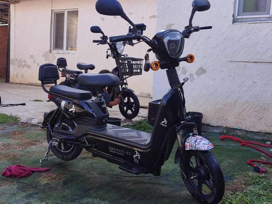 Электровелосипед Amanat X‑5, б/у, рабочий