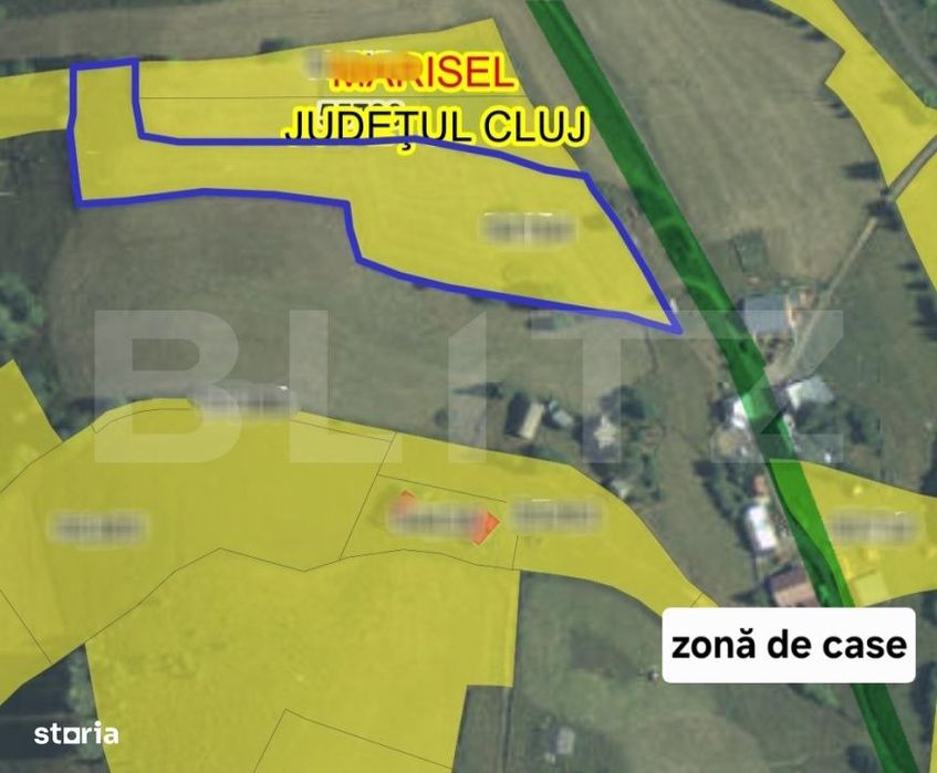 Teren parcelabil, front la strada, 8691mp, utilitati in zona, Marisel