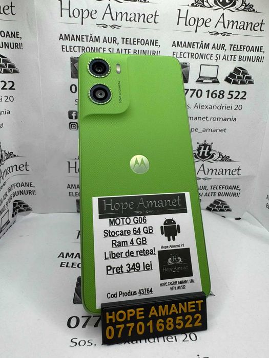 Hope Amanet P1/ MOTO G06 / COD 43764