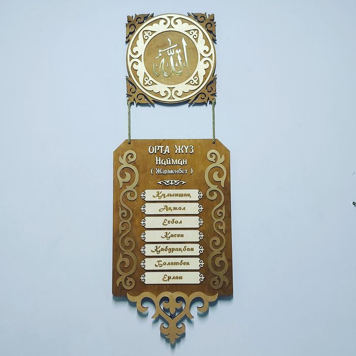 Шежіре или 7 ата, родословие