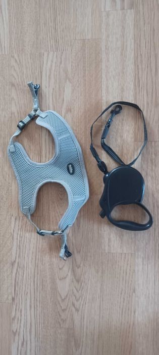 Ham pt căței + lesă  retractabila