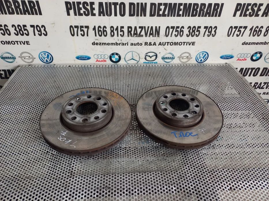 Set Discuri Frana Fata Vw T-Roc 1.0 Benzina Diametru 28 cm Stare Buna Dezmembrez Vw T-Roc - Dezmemb