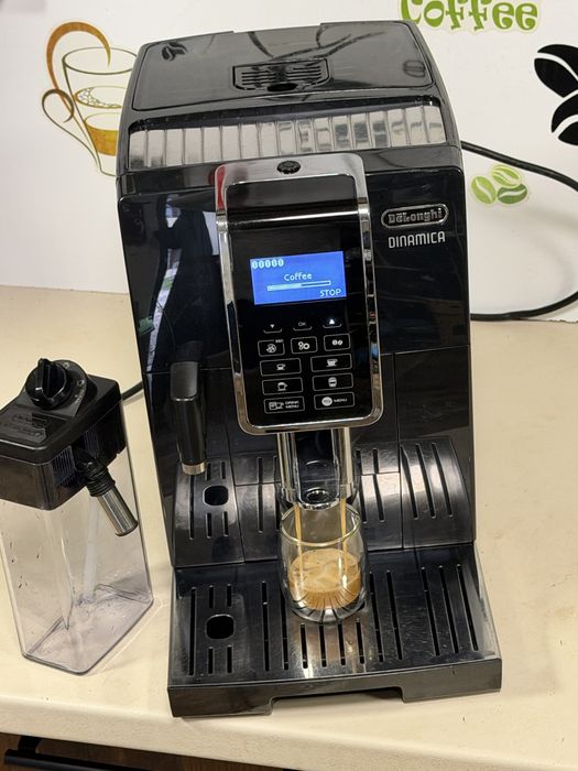 Кафемашина кафе автомат delonghi dinamica с гаранция