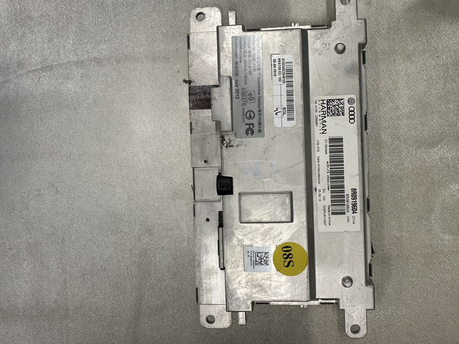 Дисплей монитор Audi A4 A5 A6 Q5 8R0919604 ауди а4 а5 а6 кю5 б8