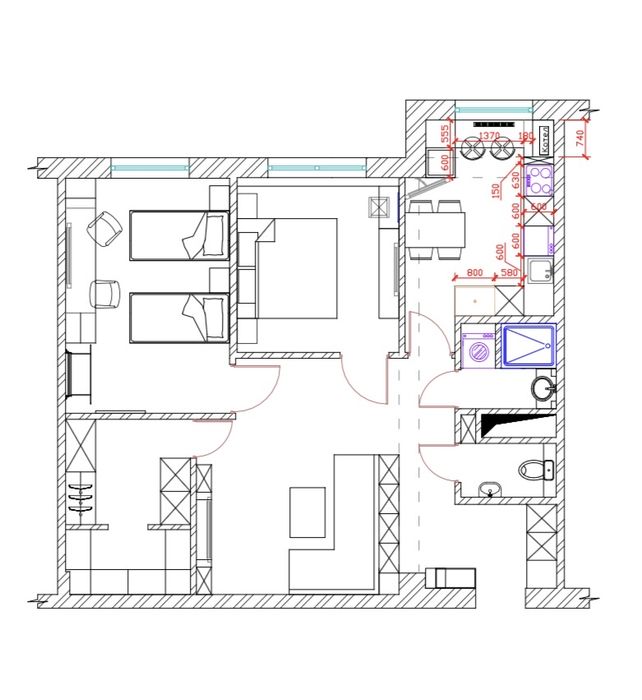 Продается НОВОСТРОЙКА в центре города 80Кв.м. 2/9/10, окна на восток