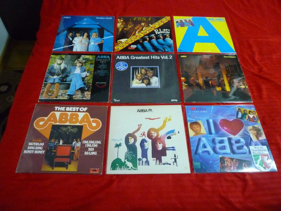 colectie  albume  discuri  de  vinil