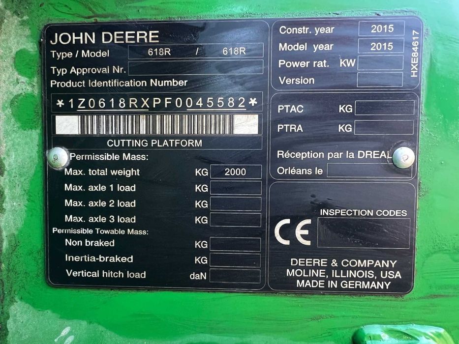 Combina John Deere W540