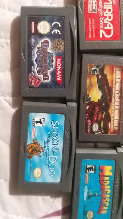 Lot Joc Jocuri Vintage Nintendo Gameboy Advance stare perfecta de func