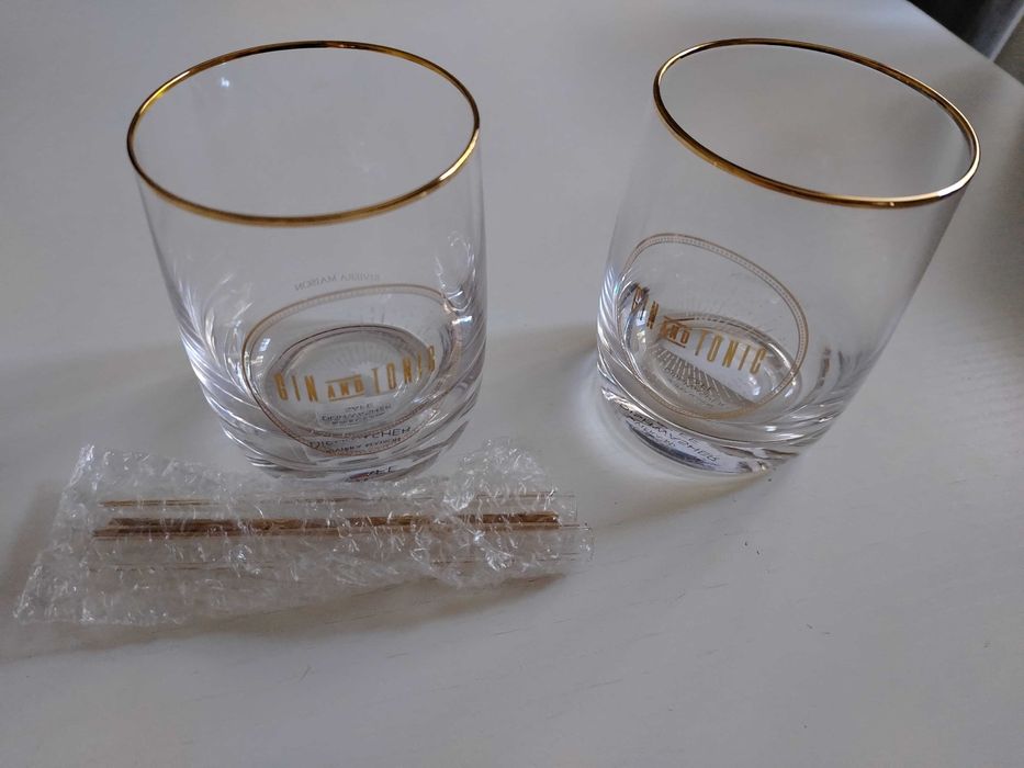 Продавам чаши за джин с бъркалка Le Club Gin & Tonic Set Rivièra Maiso