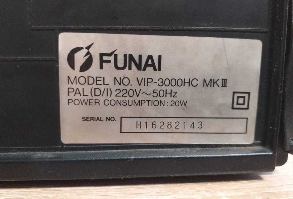 Video Player Funai VIP-3000HC MKIII -probleme mecanism evacuare casete