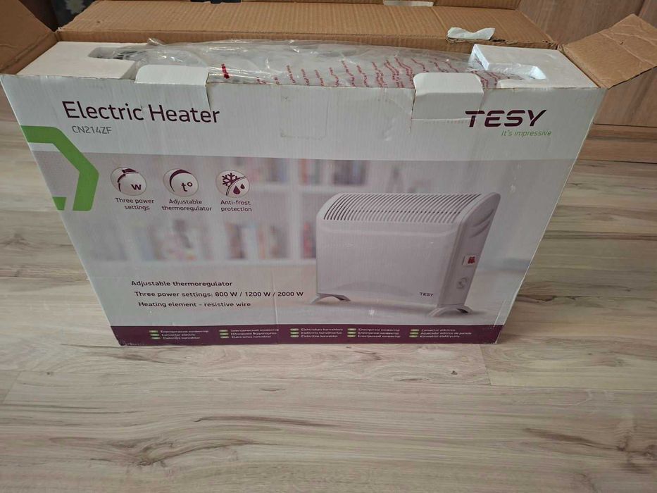 Продавам електрически конвектор TESY - модел: CN 214 ZF