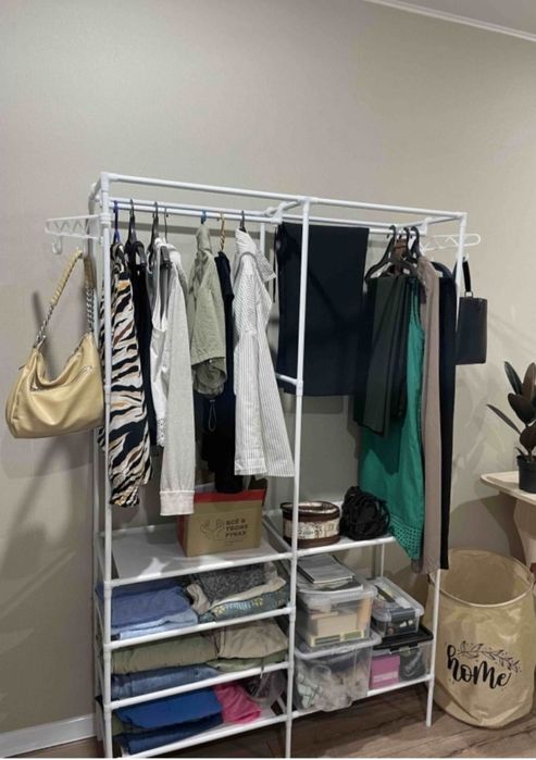 Шкаф, полка, гардероб, вешалка